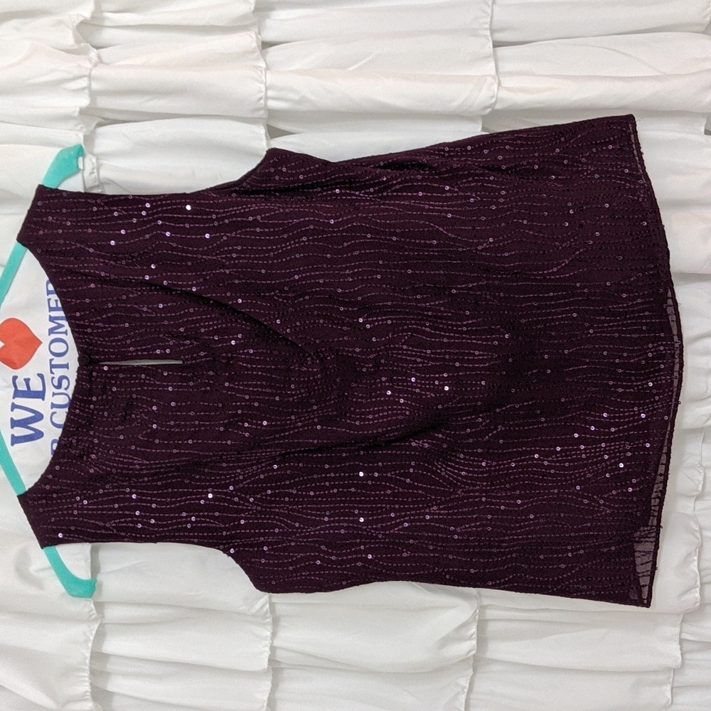Talbots sequin tank - Picture 3 of 5